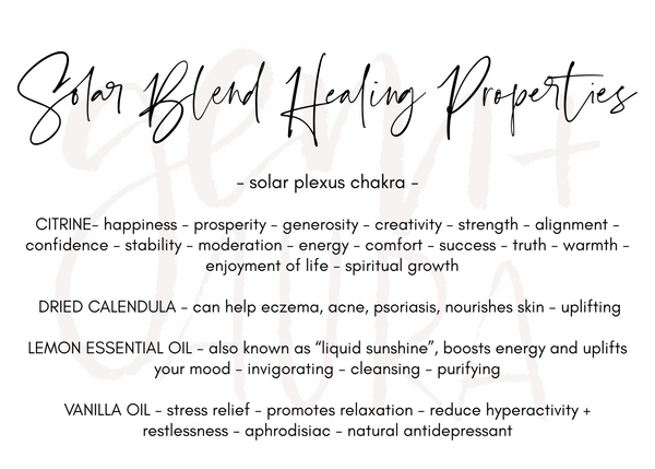 Solar - Solar Plexus Chakra Roller